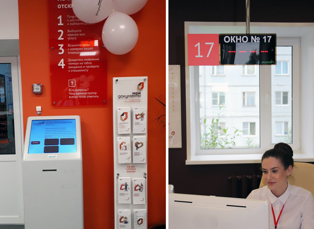 Электронная очередь Neuroniq в МФЦ